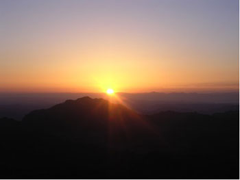 Sunrise from the Summit of Mt. Sinai, Sinai Desert, Egypt