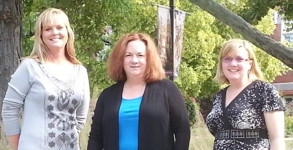 Grant Recipients - Ellen Behrens, Janine Wanlass, Jen Simonds at Westminster College, Salt Lake City.