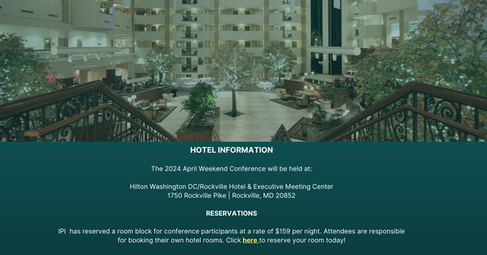 Hotel Reservation information